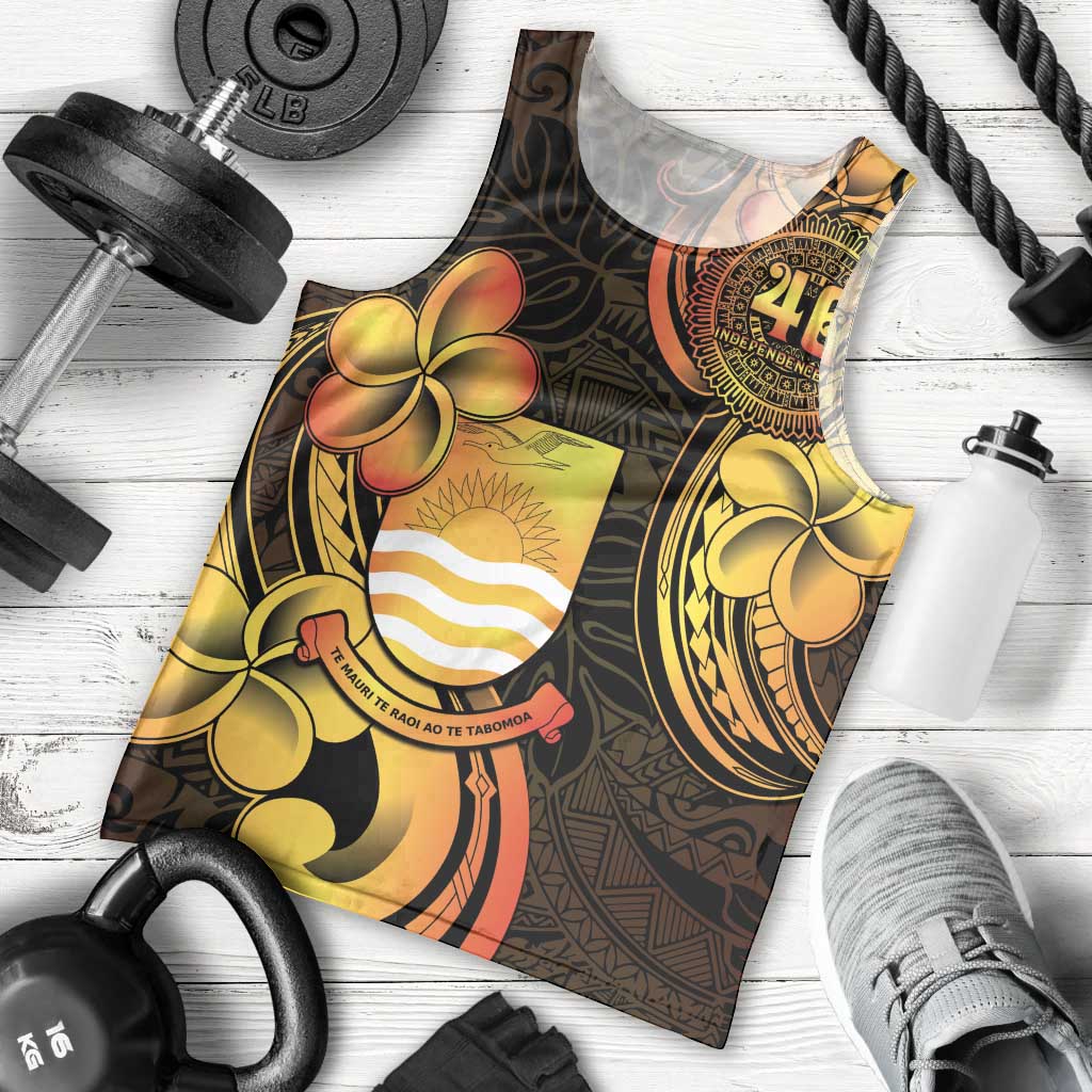 Personalised Kiribati Independence Day Men Tank Top 46th Anniversary LT05 - Polynesian Pride