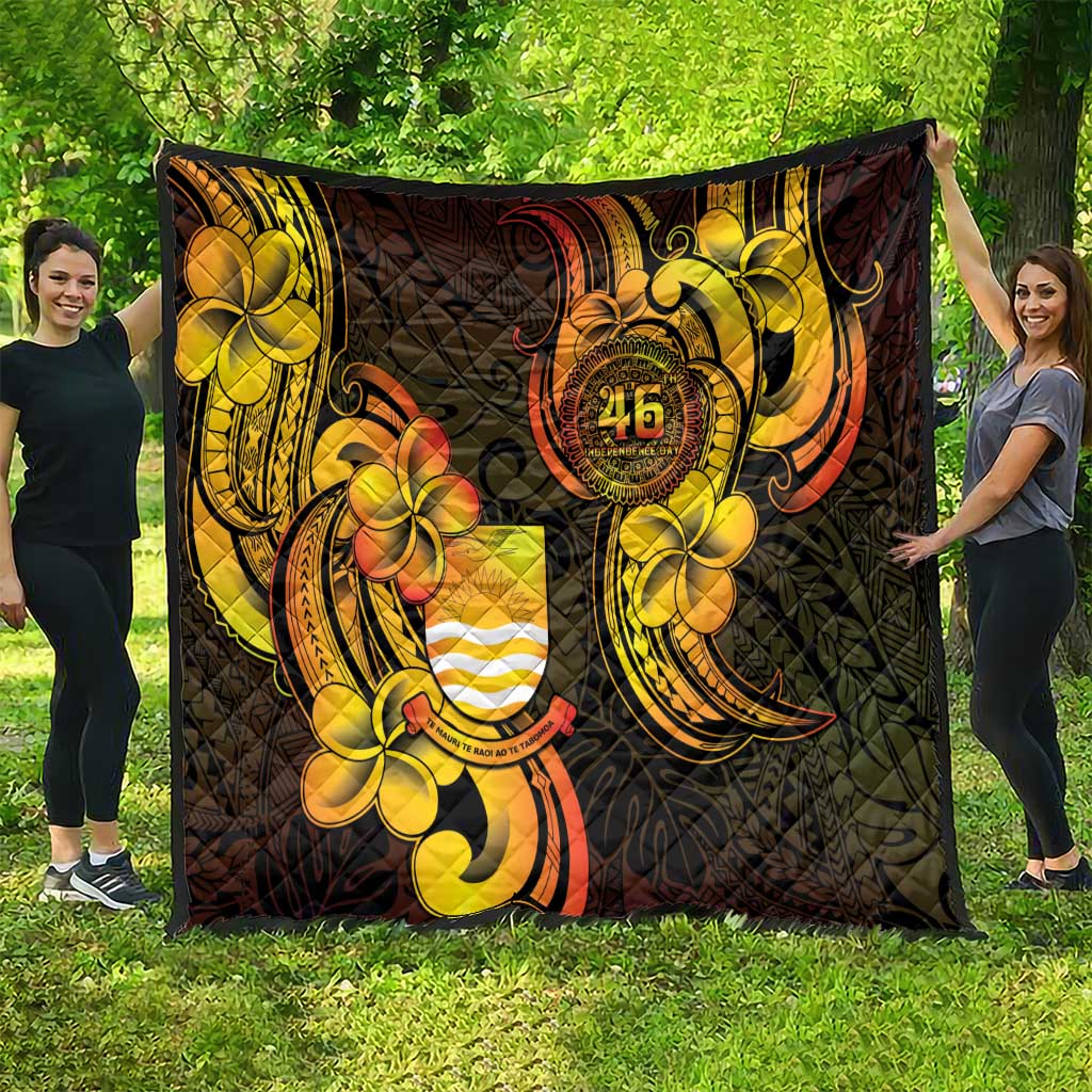 Personalised Kiribati Independence Day Quilt 46th Anniversary LT05 - Polynesian Pride