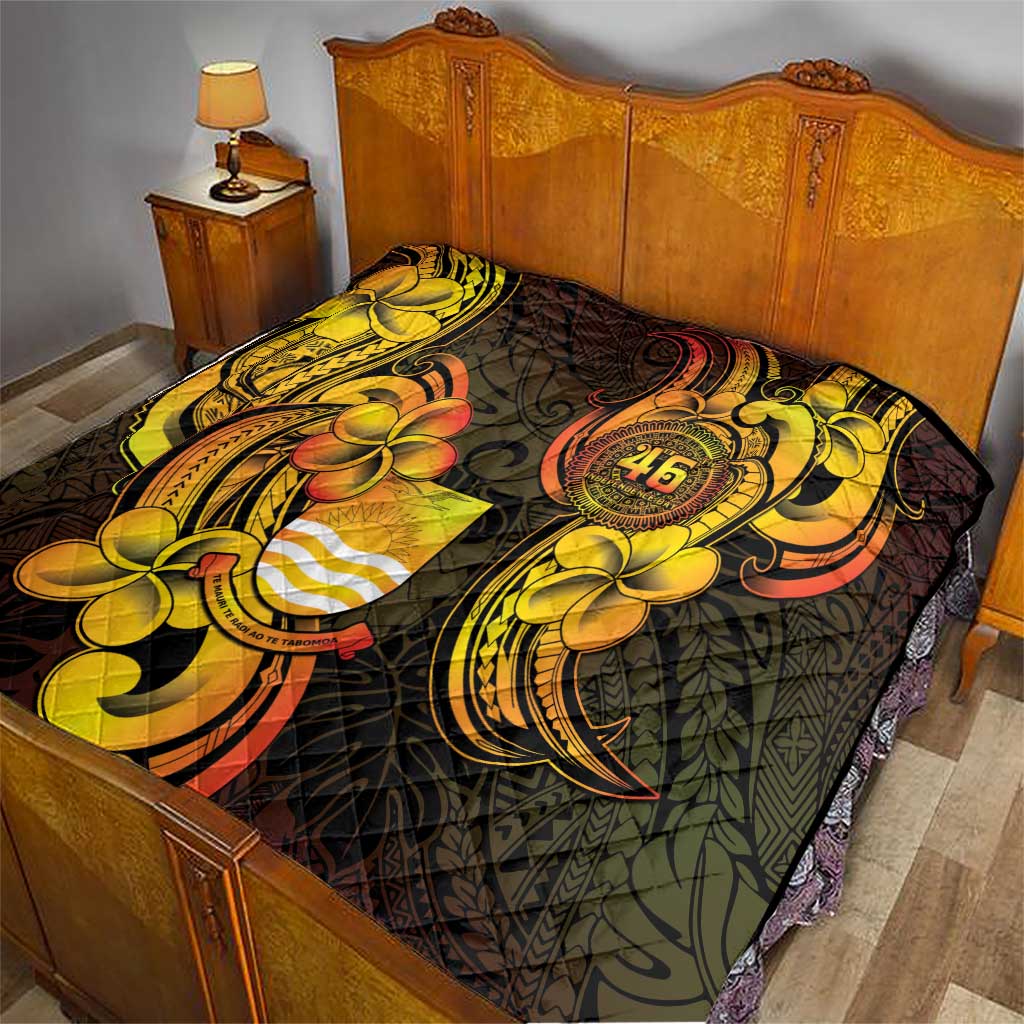 Personalised Kiribati Independence Day Quilt 46th Anniversary LT05 - Polynesian Pride