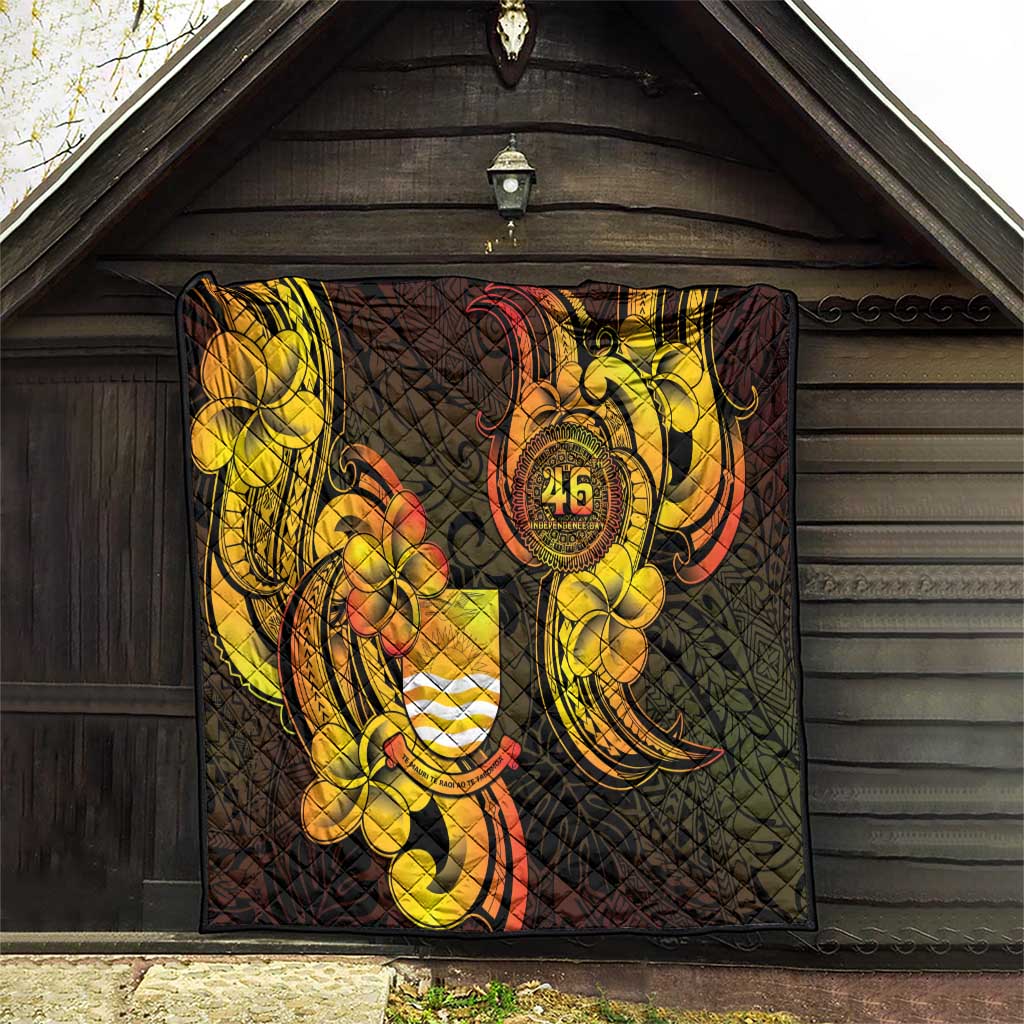 Personalised Kiribati Independence Day Quilt 46th Anniversary LT05 - Polynesian Pride