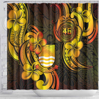 Personalised Kiribati Independence Day Shower Curtain 46th Anniversary LT05 - Polynesian Pride