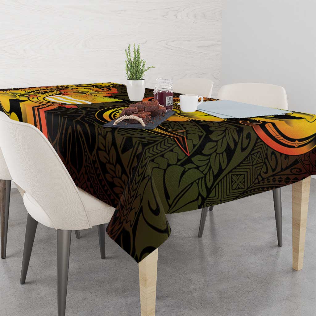Personalised Kiribati Independence Day Tablecloth 46th Anniversary LT05 - Polynesian Pride