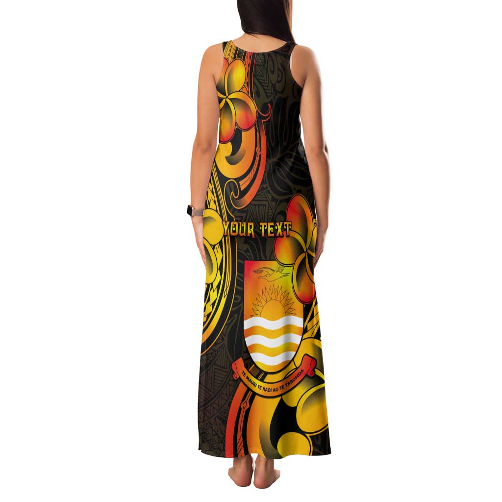 Personalised Kiribati Independence Day Tank Maxi Dress 46th Anniversary LT05 - Polynesian Pride