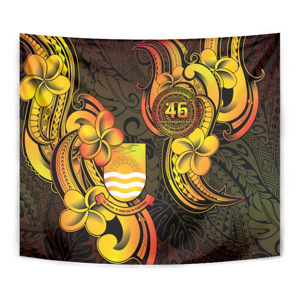 Personalised Kiribati Independence Day Tapestry 46th Anniversary LT05 - Polynesian Pride