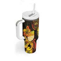 Personalised Kiribati Independence Day Tumbler With Handle 46th Anniversary LT05 - Polynesian Pride