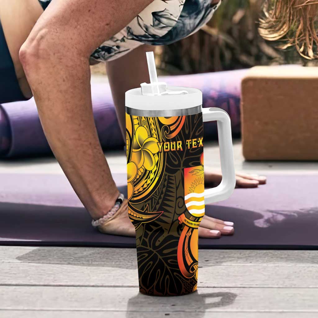 Personalised Kiribati Independence Day Tumbler With Handle 46th Anniversary LT05 - Polynesian Pride