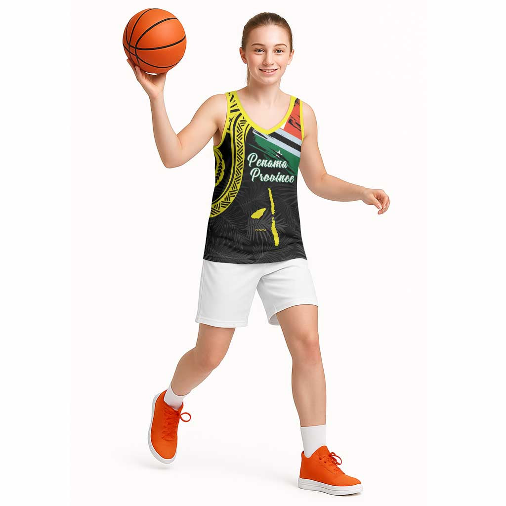 Personalised Vanuatu Penama Day Basketball Jersey Grunge Flag Style - Polynesian Pride