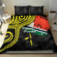 Vanuatu Penama Day Bedding Set Grunge Flag Style LT05 - Polynesian Pride