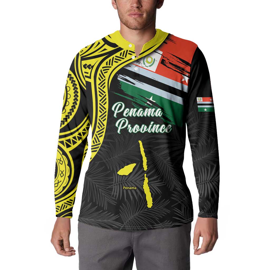 Personalised Vanuatu Penama Day Button Sweatshirt Grunge Flag Style - Polynesian Pride