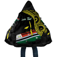 Personalised Vanuatu Penama Day Cloak Grunge Flag Style - Polynesian Pride