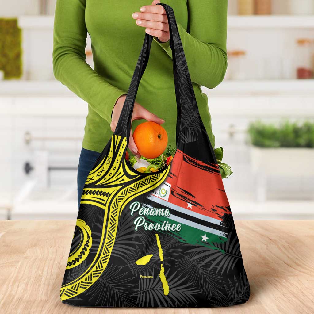 Vanuatu Penama Day Grocery Bag Grunge Flag Style LT05 - Polynesian Pride