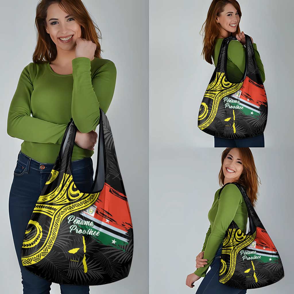 Vanuatu Penama Day Grocery Bag Grunge Flag Style LT05 - Polynesian Pride