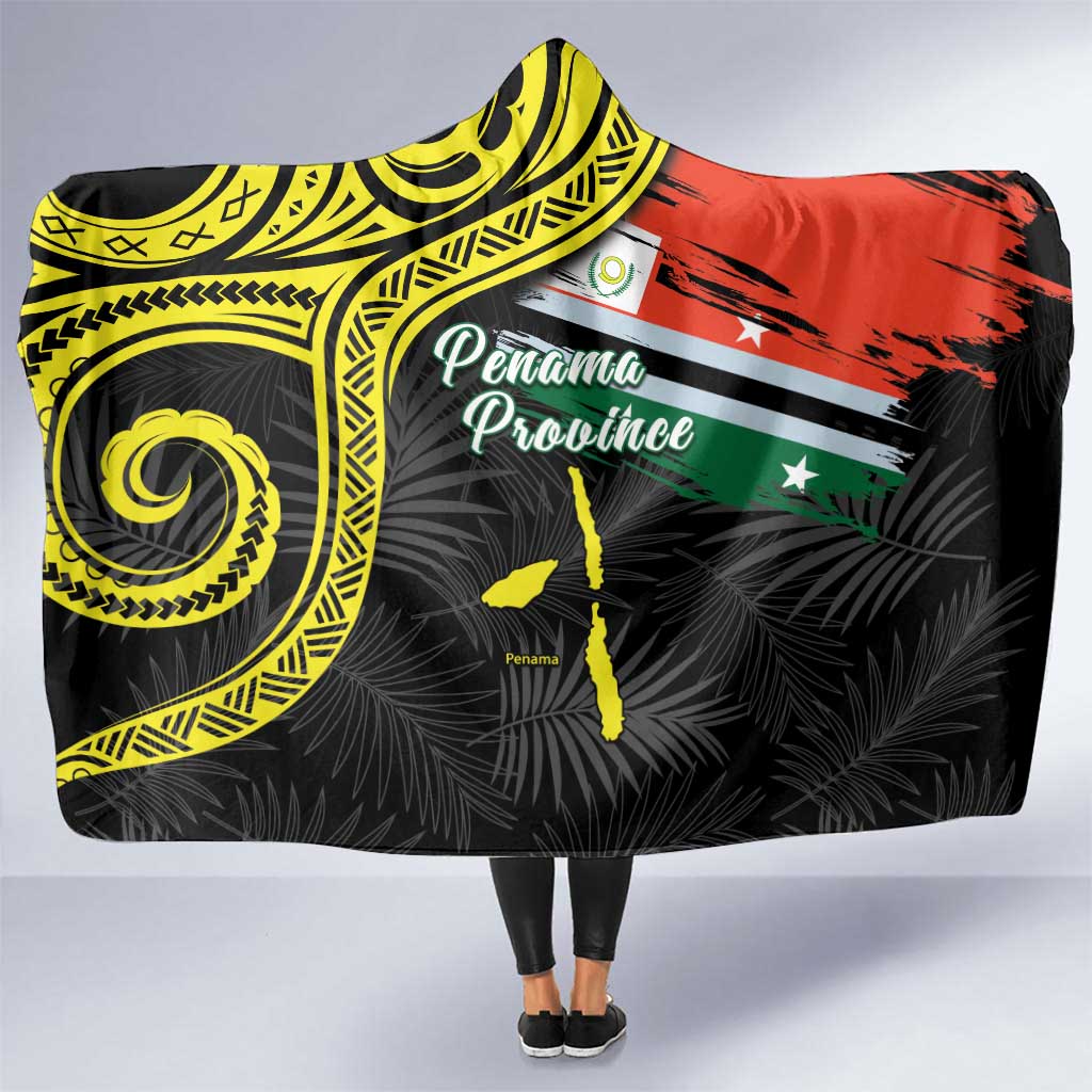 Vanuatu Penama Day Hooded Blanket Grunge Flag Style - Polynesian Pride