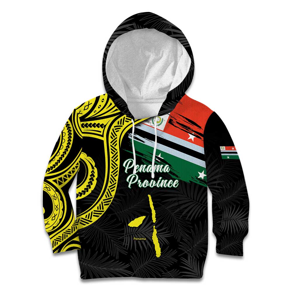 Personalised Vanuatu Penama Day Kid Hoodie Grunge Flag Style - Polynesian Pride