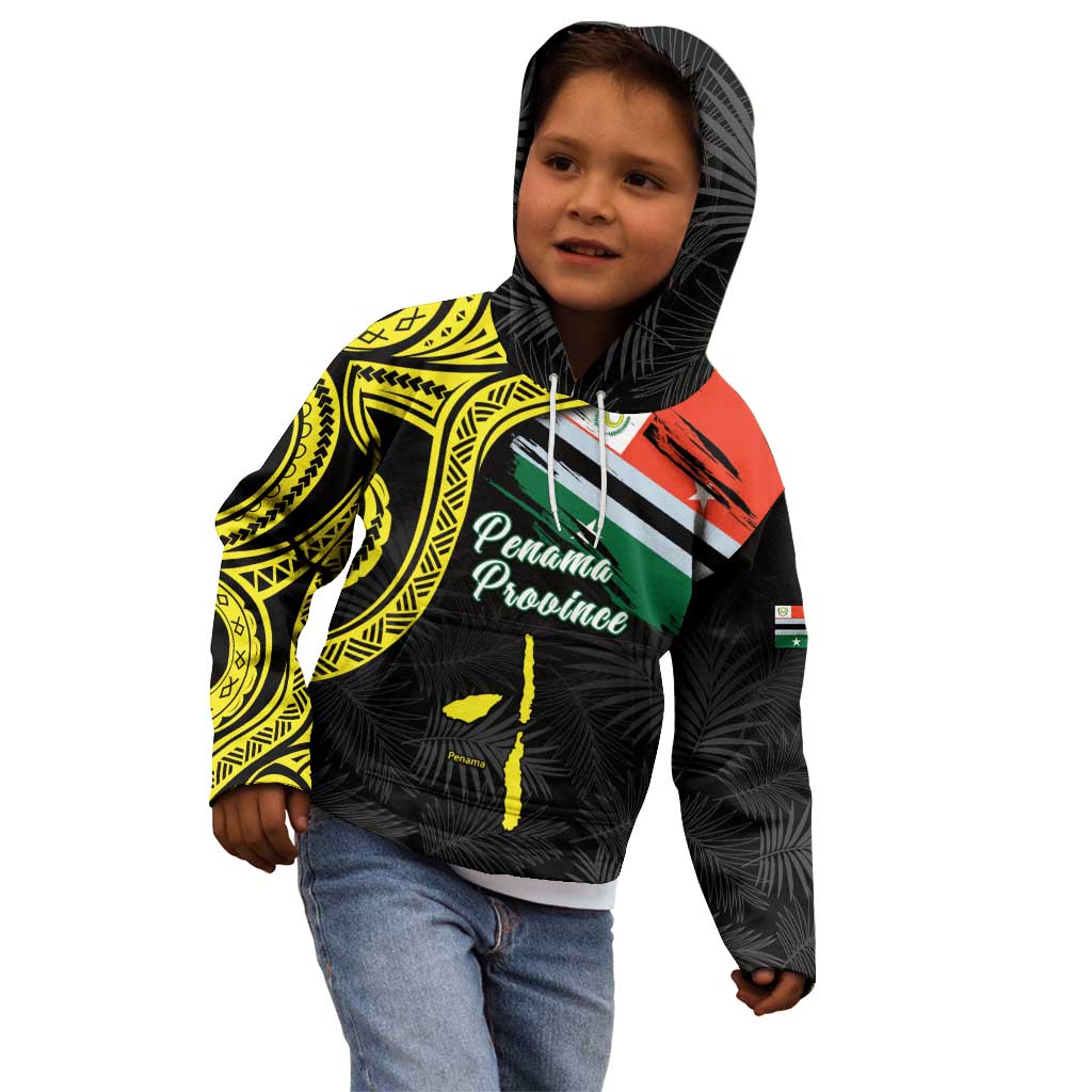Personalised Vanuatu Penama Day Kid Hoodie Grunge Flag Style - Polynesian Pride