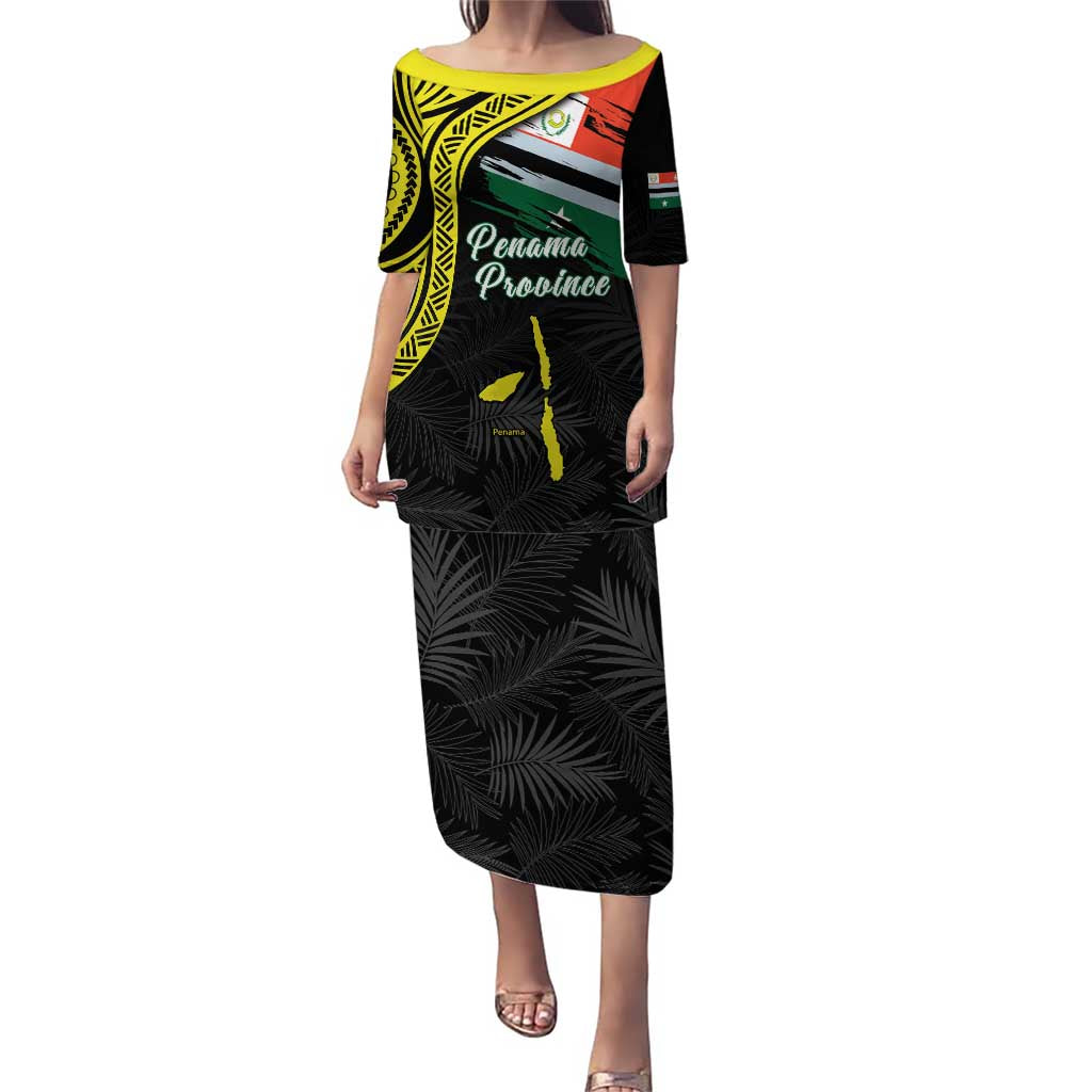Personalised Vanuatu Penama Day Puletasi Grunge Flag Style - Polynesian Pride