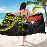 Vanuatu Penama Day Sarong Grunge Flag Style LT05 - Polynesian Pride