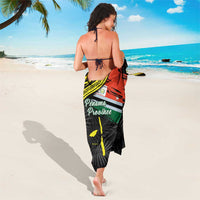 Vanuatu Penama Day Sarong Grunge Flag Style LT05 - Polynesian Pride