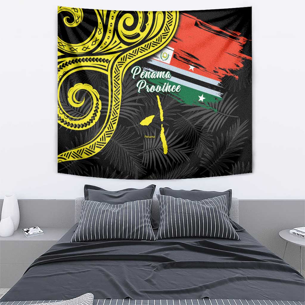 Vanuatu Penama Day Tapestry Grunge Flag Style LT05 - Polynesian Pride