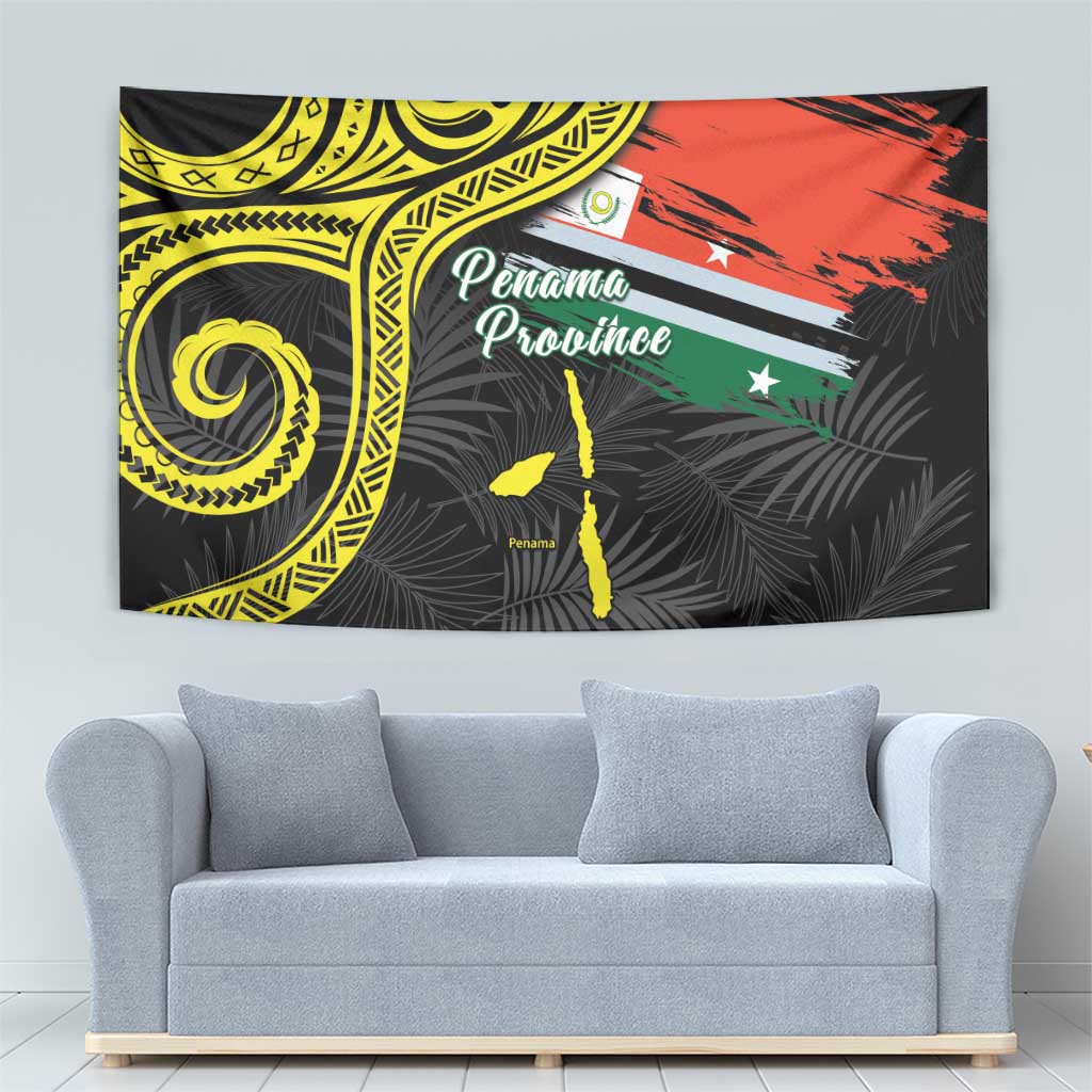 Vanuatu Penama Day Tapestry Grunge Flag Style LT05 - Polynesian Pride