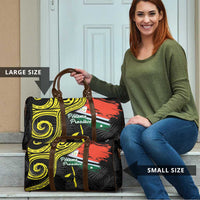 Vanuatu Penama Day Travel Bag Grunge Flag Style - Polynesian Pride