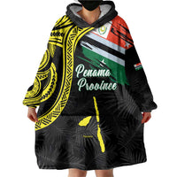 Personalised Vanuatu Penama Day Wearable Blanket Hoodie Grunge Flag Style LT05 - Polynesian Pride