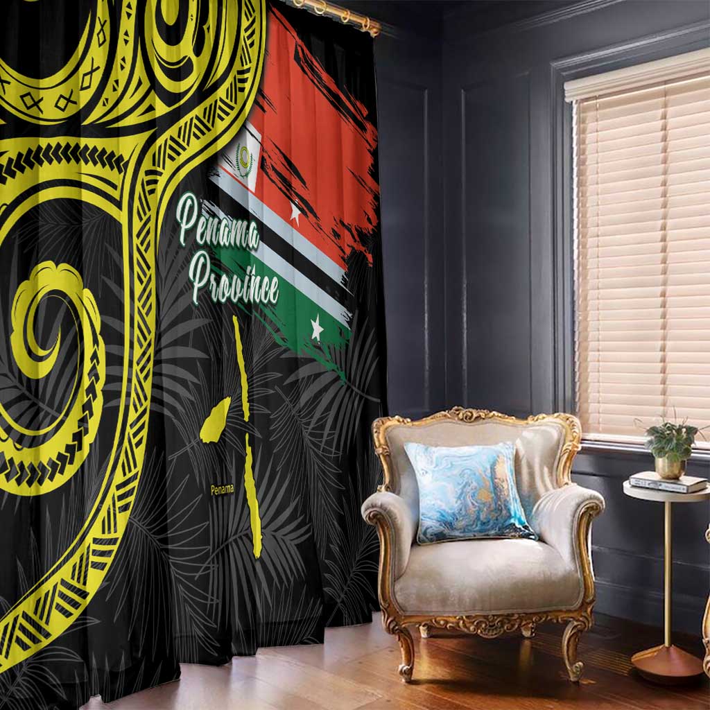 Vanuatu Penama Day Window Curtain Grunge Flag Style LT05 - Polynesian Pride