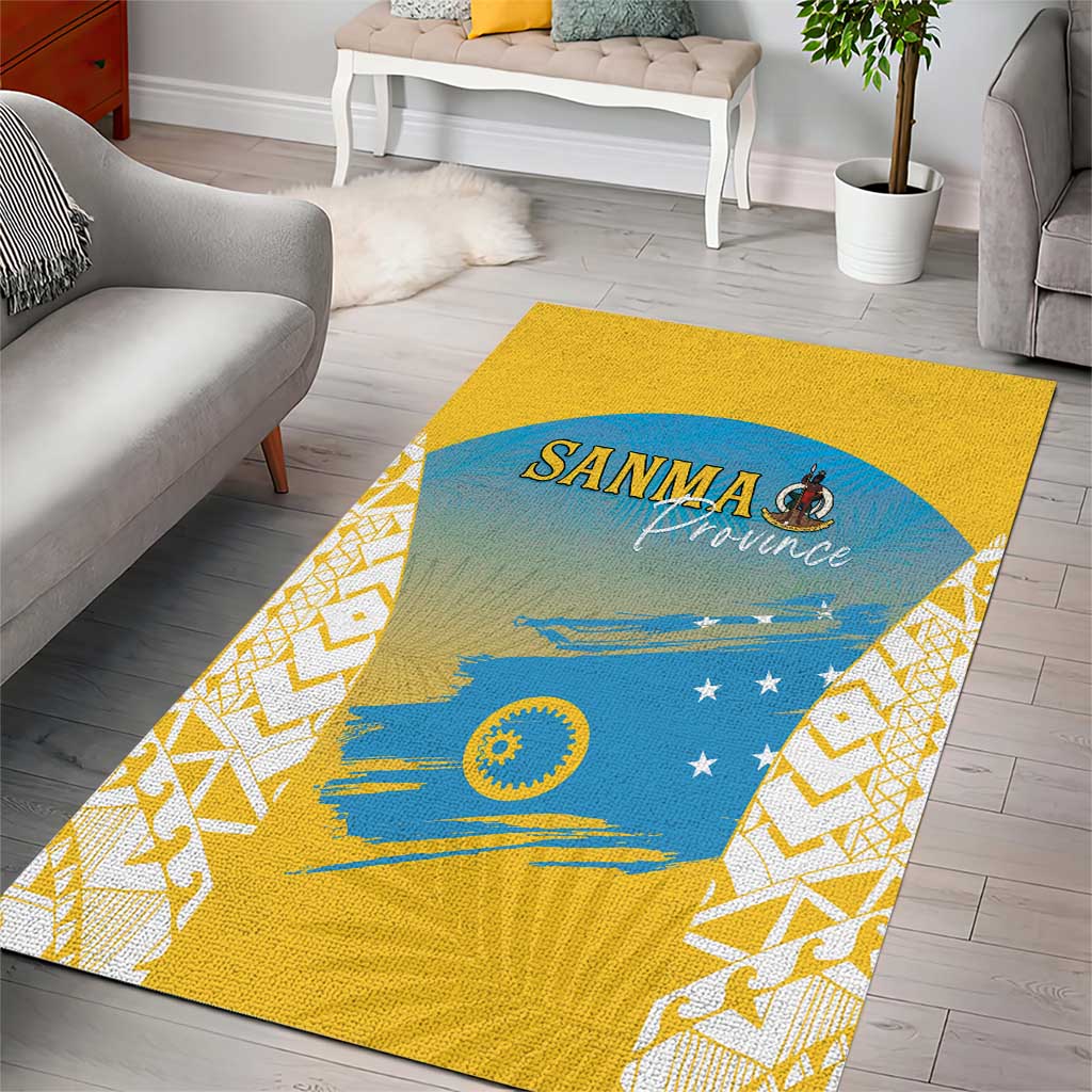 Vanuatu Sanma Day Area Rug Special Style LT05 - Polynesian Pride