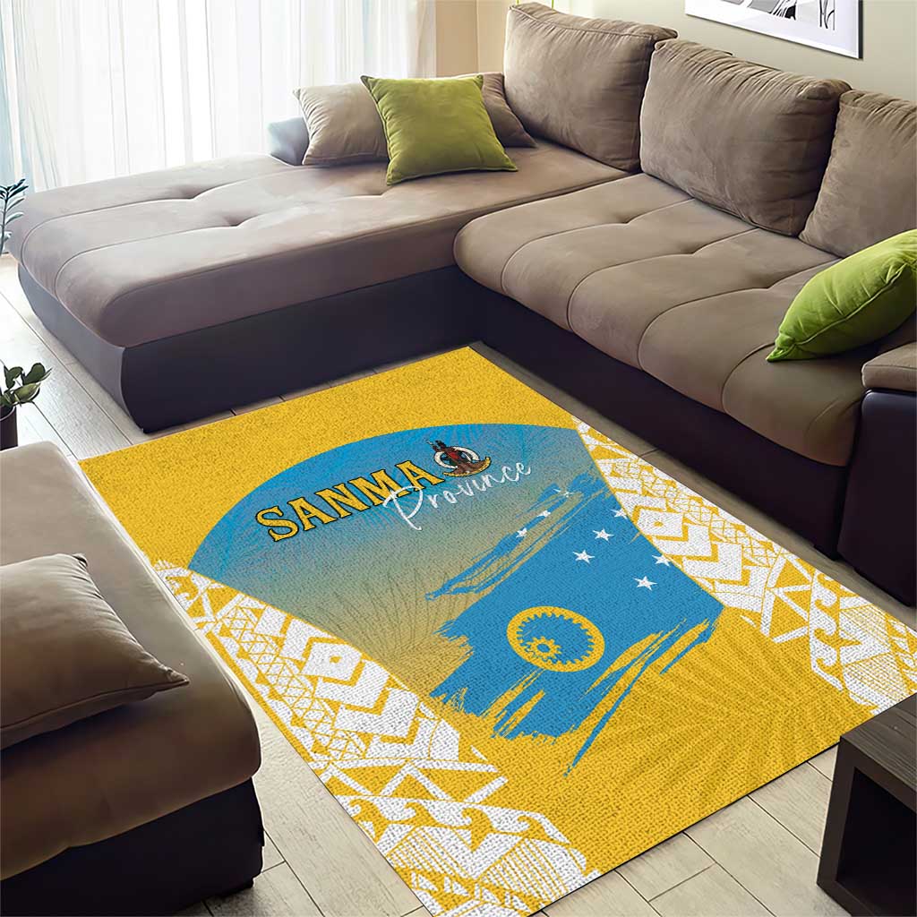 Vanuatu Sanma Day Area Rug Special Style LT05 - Polynesian Pride