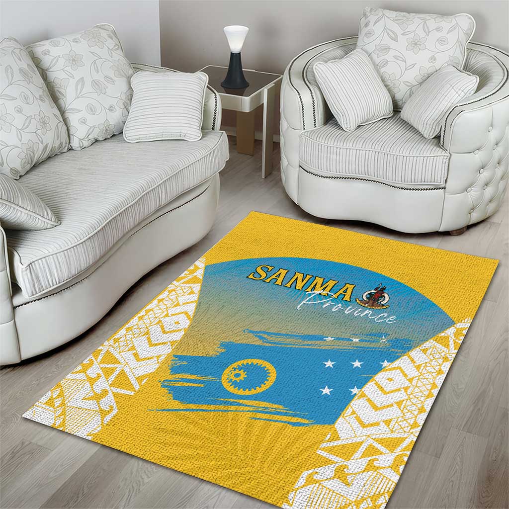 Vanuatu Sanma Day Area Rug Special Style LT05 - Polynesian Pride