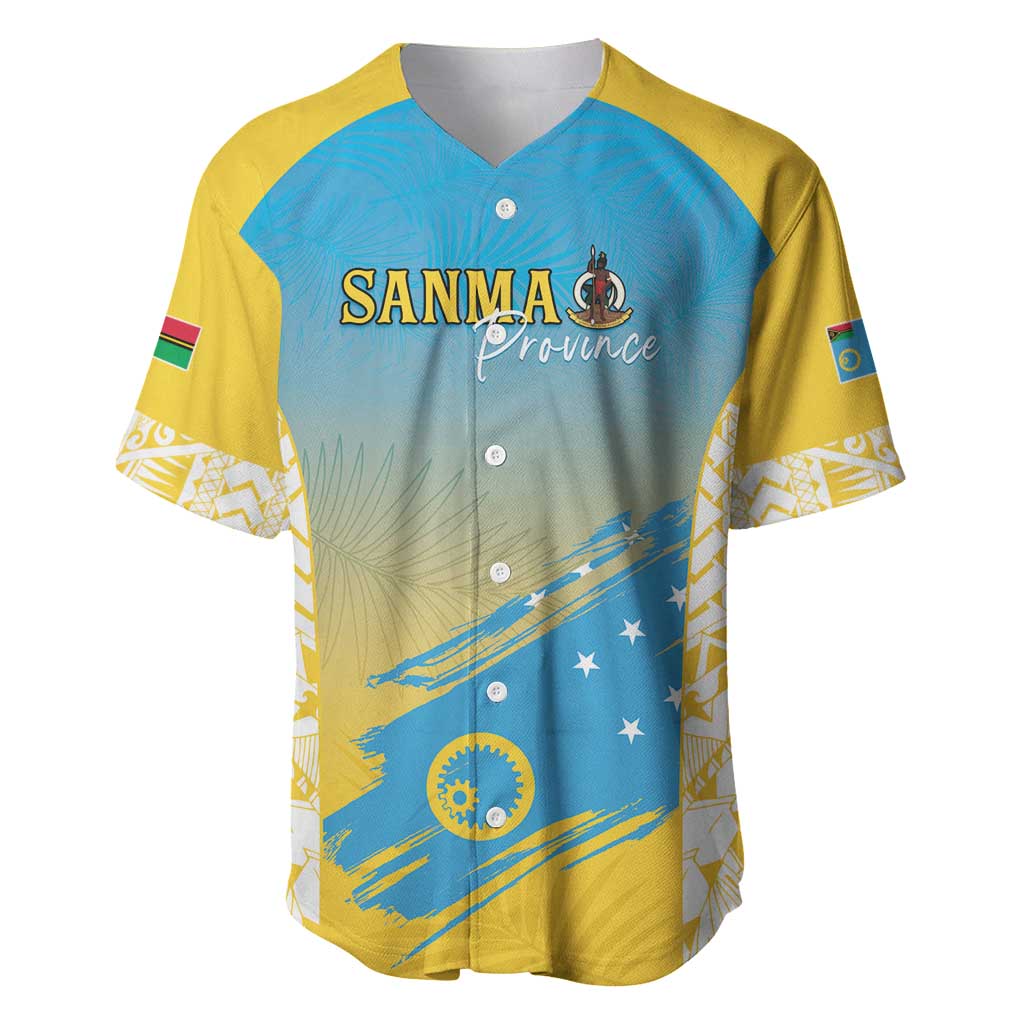 Personalised Vanuatu Sanma Day Baseball Jersey Special Style - Polynesian Pride