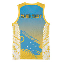 Personalised Vanuatu Sanma Day Basketball Jersey Special Style - Polynesian Pride