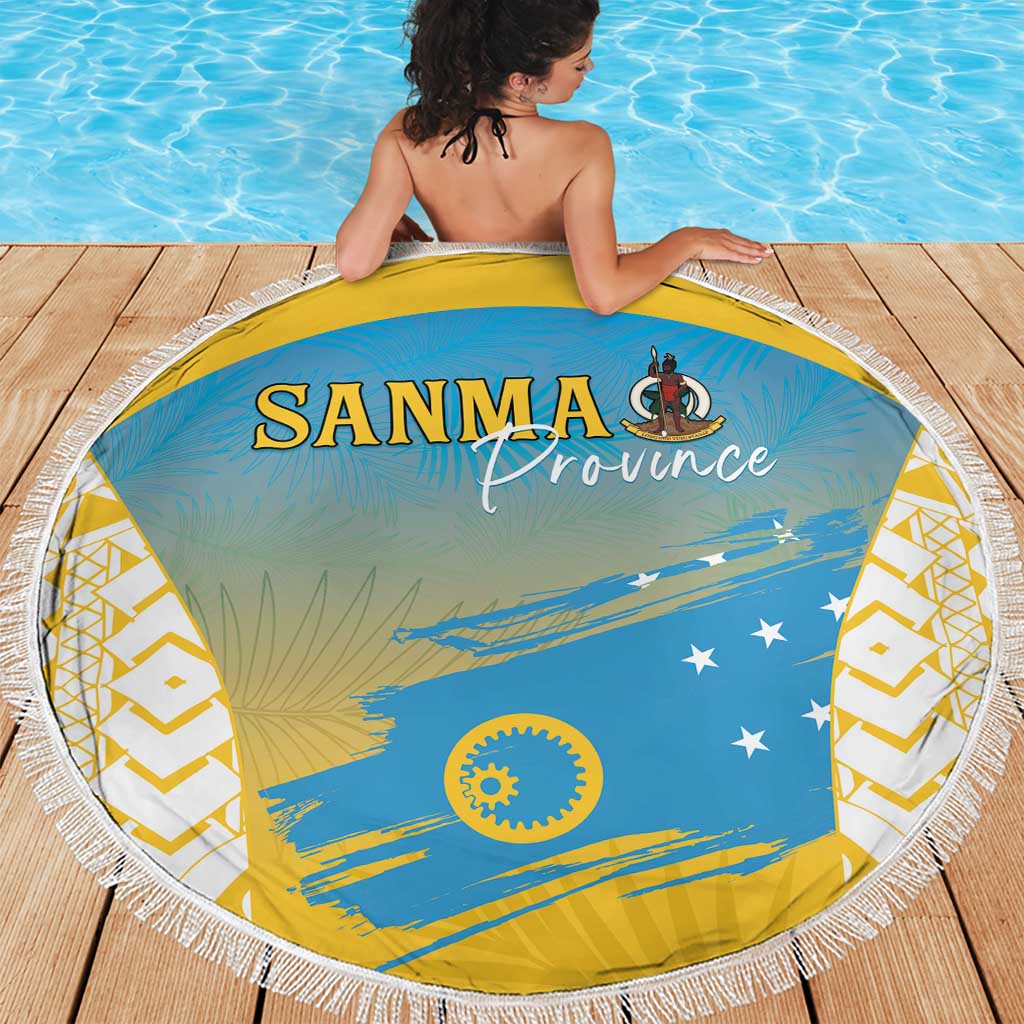 Vanuatu Sanma Day Beach Blanket Special Style - Polynesian Pride