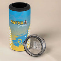 Personalised Vanuatu Sanma Day 4 in 1 Can Cooler Tumbler Special Style - Polynesian Pride