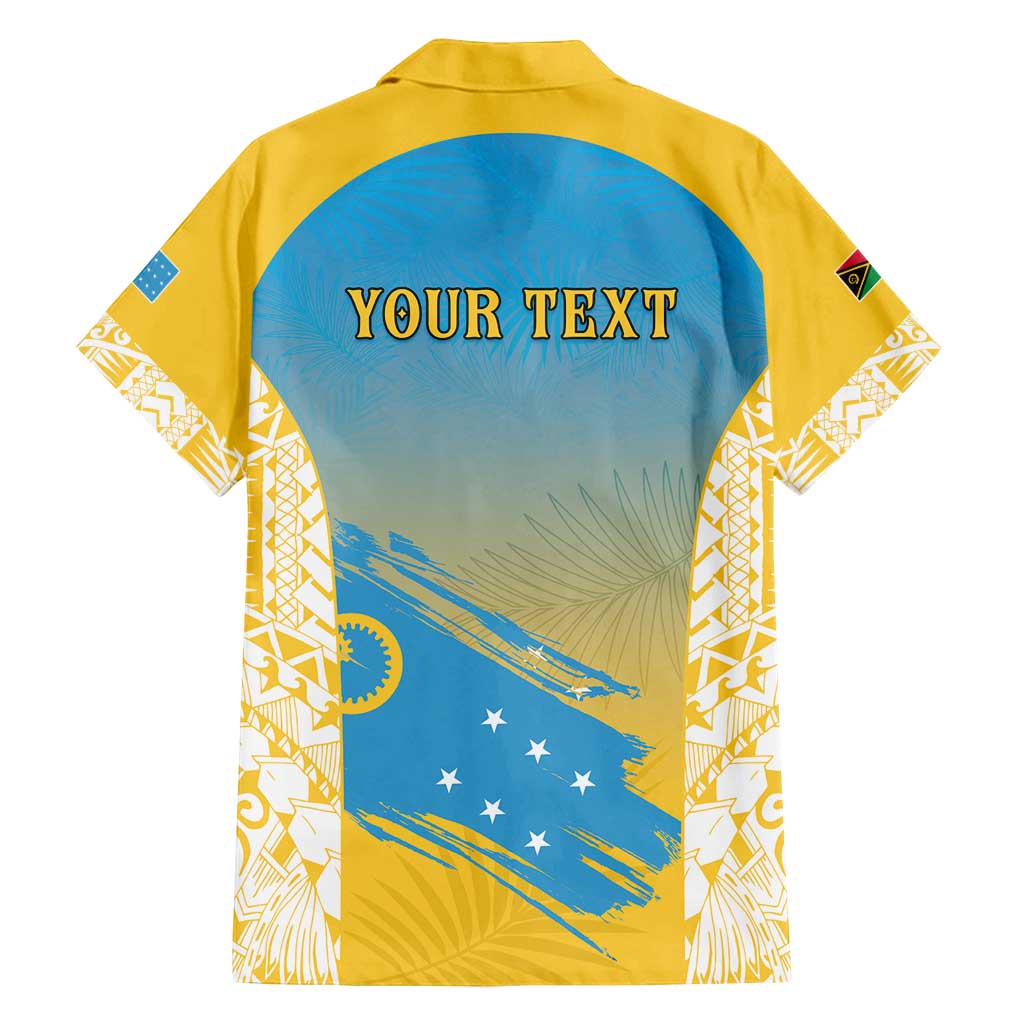 Personalised Vanuatu Sanma Day Family Matching Off Shoulder Maxi Dress and Hawaiian Shirt Special Style - Polynesian Pride