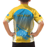 Personalised Vanuatu Sanma Day Family Matching Tank Maxi Dress and Hawaiian Shirt Special Style - Polynesian Pride