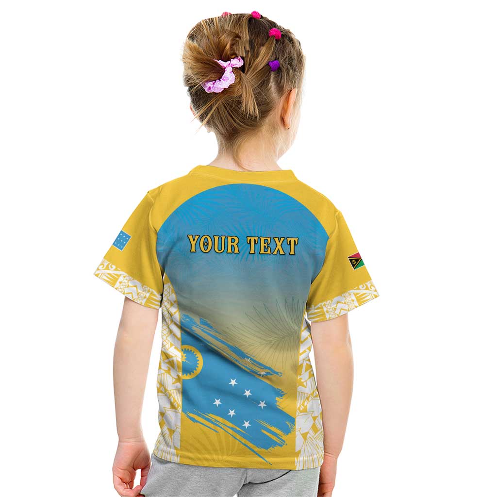 Personalised Vanuatu Sanma Day Kid T Shirt Special Style - Polynesian Pride