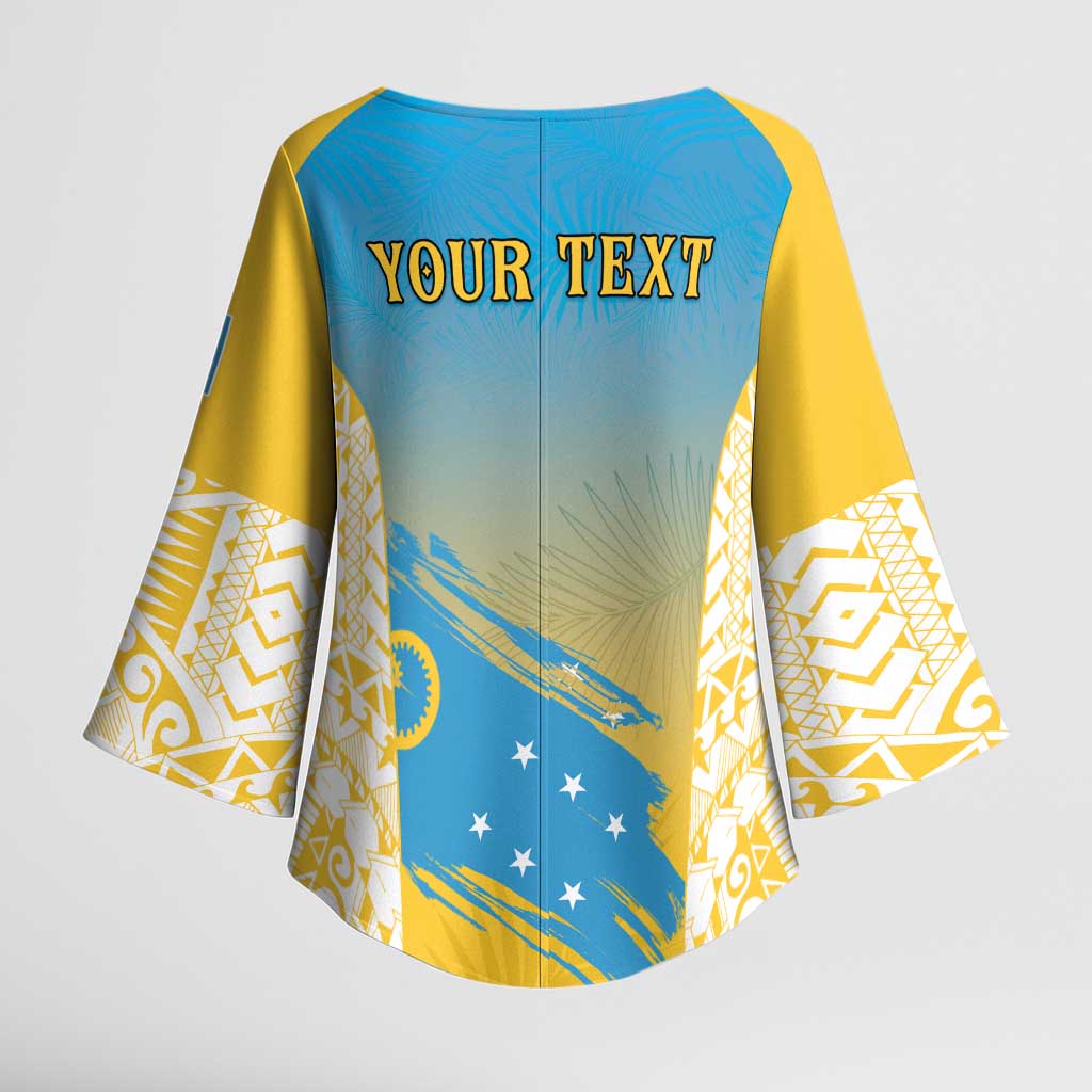 Personalised Vanuatu Sanma Day Kimono Sleeve Blouse Special Style - Polynesian Pride