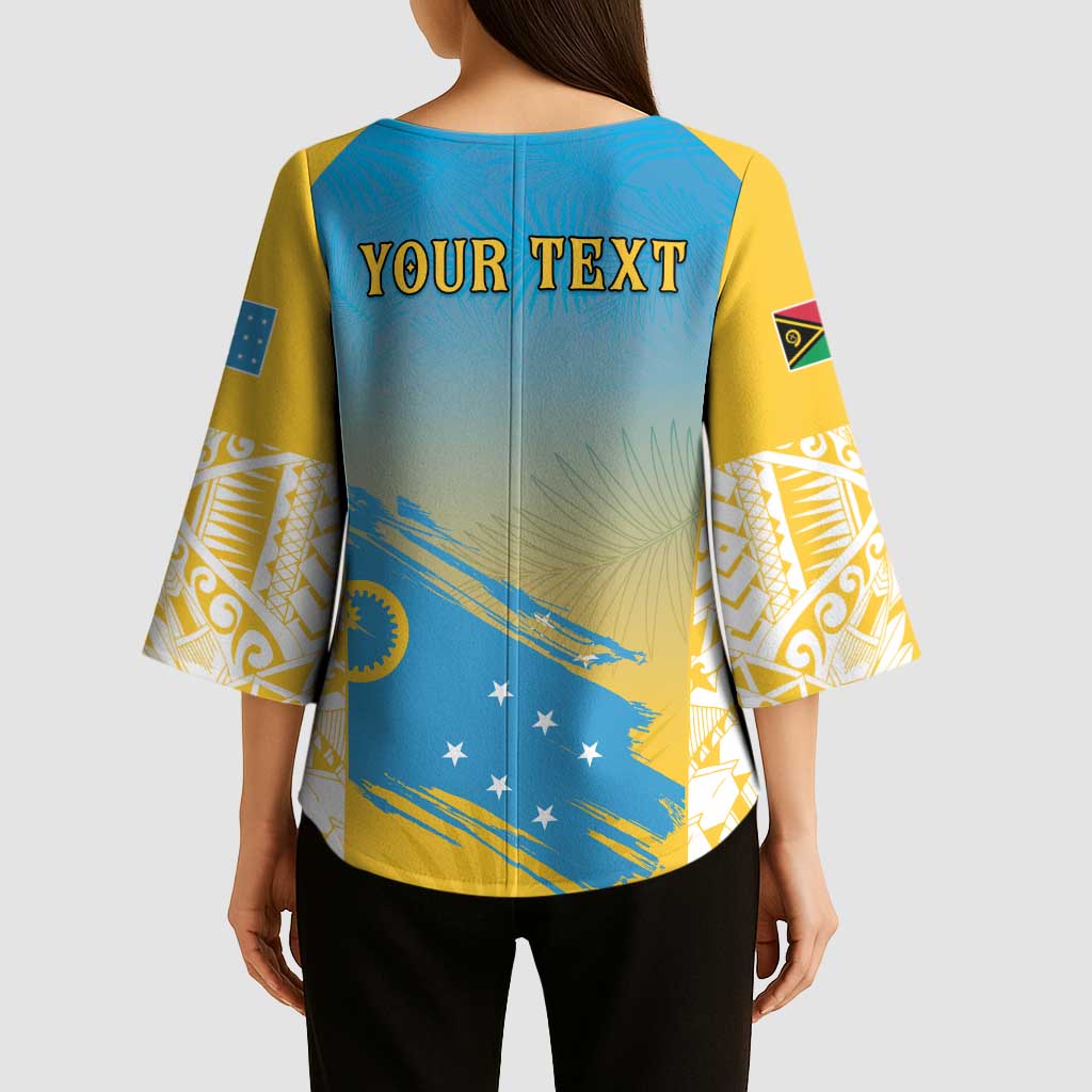 Personalised Vanuatu Sanma Day Kimono Sleeve Blouse Special Style - Polynesian Pride