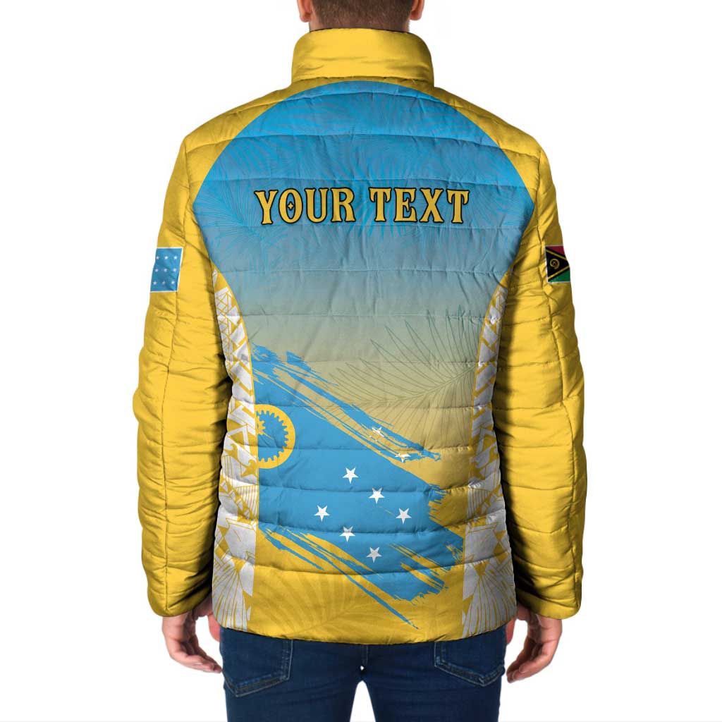 Personalised Vanuatu Sanma Day Padded Jacket Special Style - Polynesian Pride