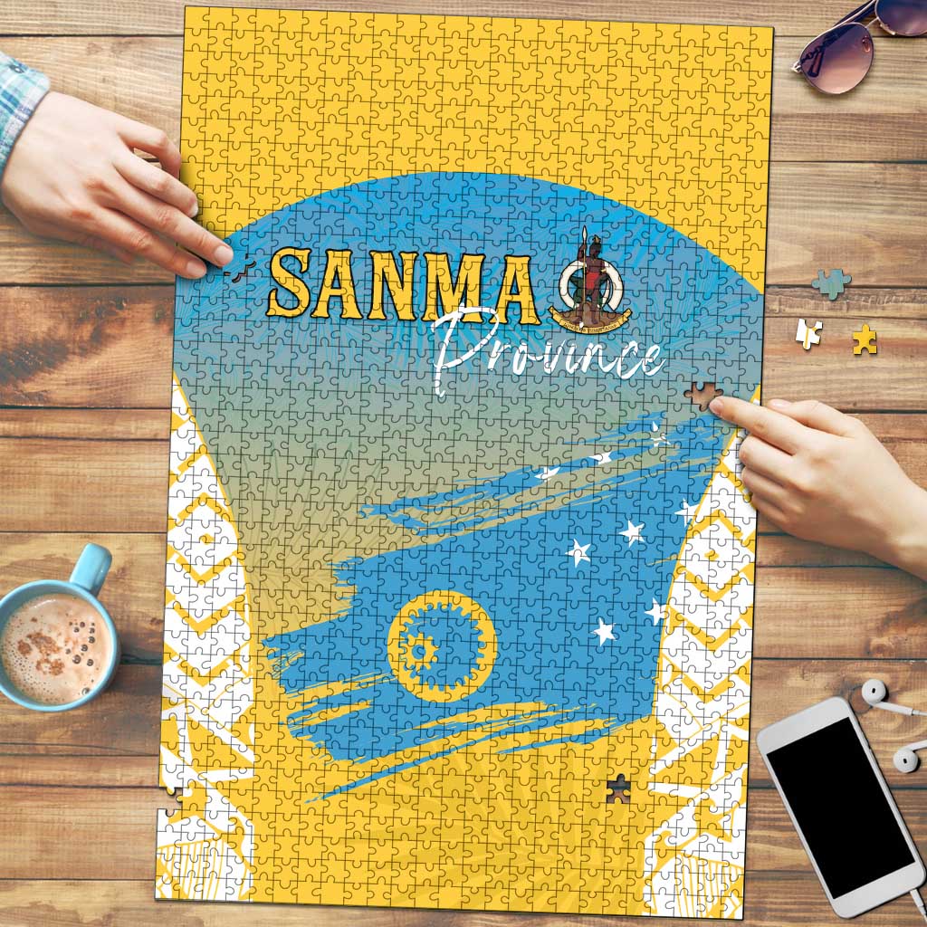 Vanuatu Sanma Day Puzzle Special Style - Polynesian Pride