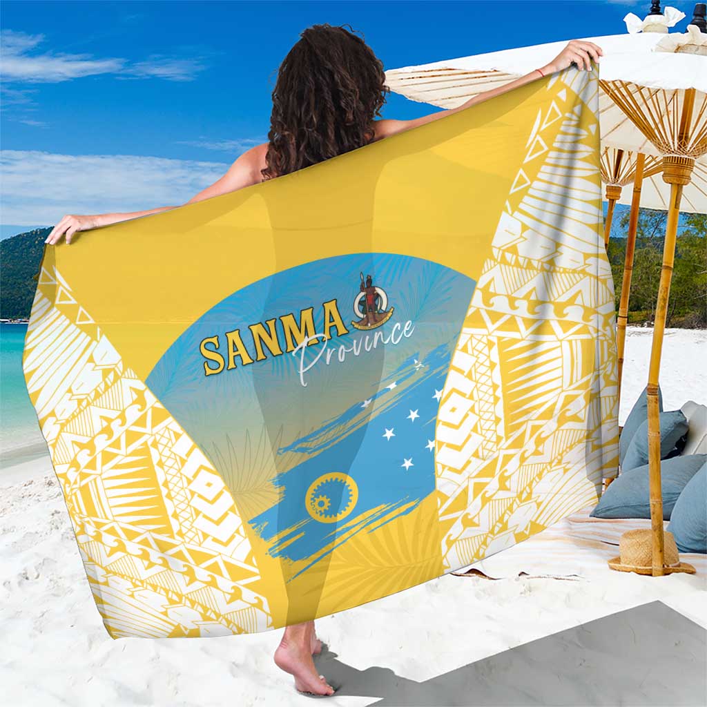 Vanuatu Sanma Day Sarong Special Style LT05 One Size 44 x 66 inches Yellow - Polynesian Pride