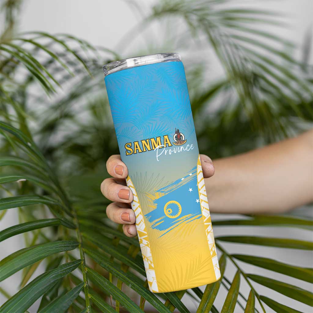 Personalised Vanuatu Sanma Day Skinny Tumbler Special Style - Polynesian Pride