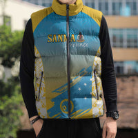 Personalised Vanuatu Sanma Day Sleeveless Puffer Jacket Special Style - Polynesian Pride