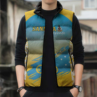 Personalised Vanuatu Sanma Day Sleeveless Puffer Jacket Special Style - Polynesian Pride