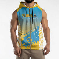 Personalised Vanuatu Sanma Day Sleeveless Zip Hoodie Special Style - Polynesian Pride