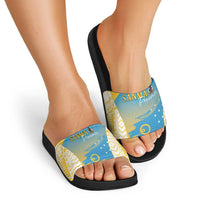 Vanuatu Sanma Day Slide Sandals Special Style LT05 - Polynesian Pride