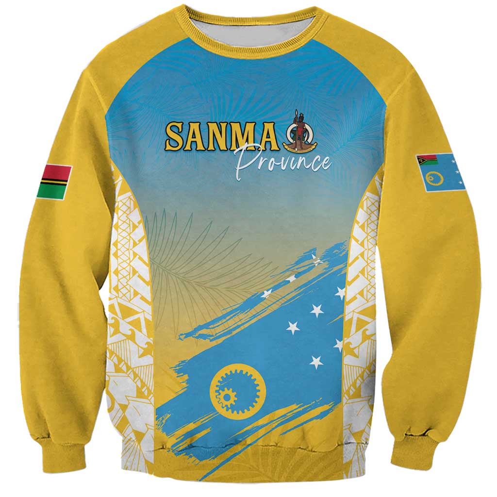 Personalised Vanuatu Sanma Day Sweatshirt Special Style - Polynesian Pride