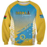 Personalised Vanuatu Sanma Day Sweatshirt Special Style - Polynesian Pride