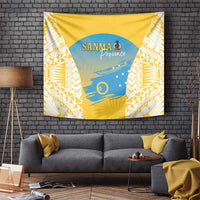 Vanuatu Sanma Day Tapestry Special Style LT05 Yellow - Polynesian Pride